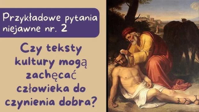 Czy teksty kultury powinny wychowywać społeczeństwo? Rola i odpowiedzialność Czy teksty kultury powinny wychowywać społeczeństwo? Rola i odpowiedzialność