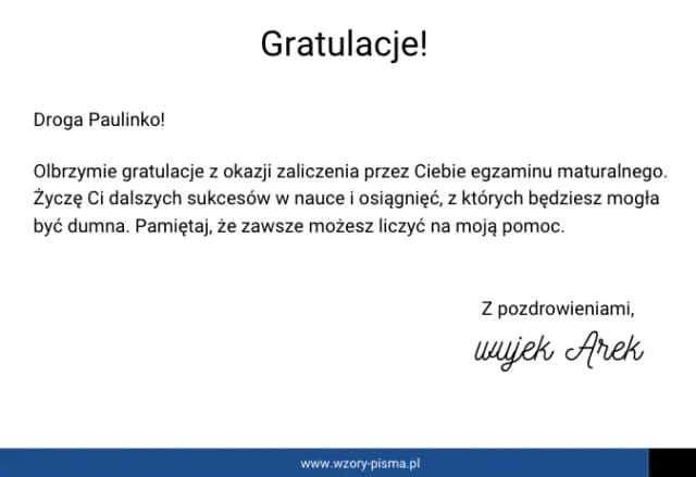 Jak się pisze gratulacje – przykłady, które poruszą serce Jak się pisze gratulacje – przykłady, które poruszą serce