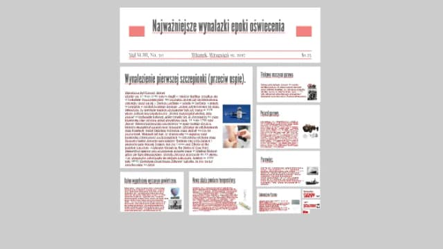Wynalazki epoki oświecenia, które zmieniły świat i nasze życie Wynalazki epoki oświecenia, które zmieniły świat i nasze życie