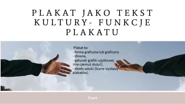 Jak plakat jako tekst kultury w Genially zmienia nasze spojrzenie? Jak plakat jako tekst kultury w Genially zmienia nasze spojrzenie?