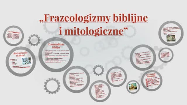 Frazeologizmy biblijne: znaczenie i przykłady w codziennym języku Frazeologizmy biblijne: znaczenie i przykłady w codziennym języku